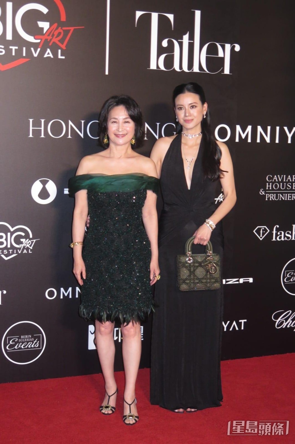 名媛何超琼、林恬儿。