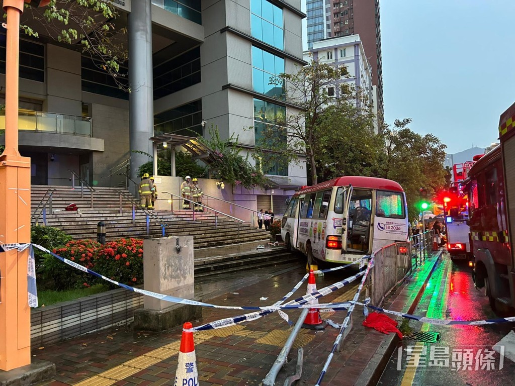 警方封鎖現場調查。曾志恆攝