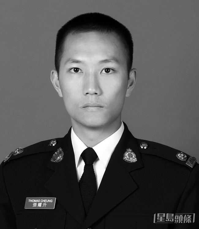 殉職高級消防隊長張耀升。