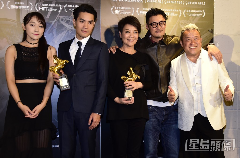 金燕玲（中）2016年憑《一念無明》奪《第53屆金馬獎》「最佳女配角」。