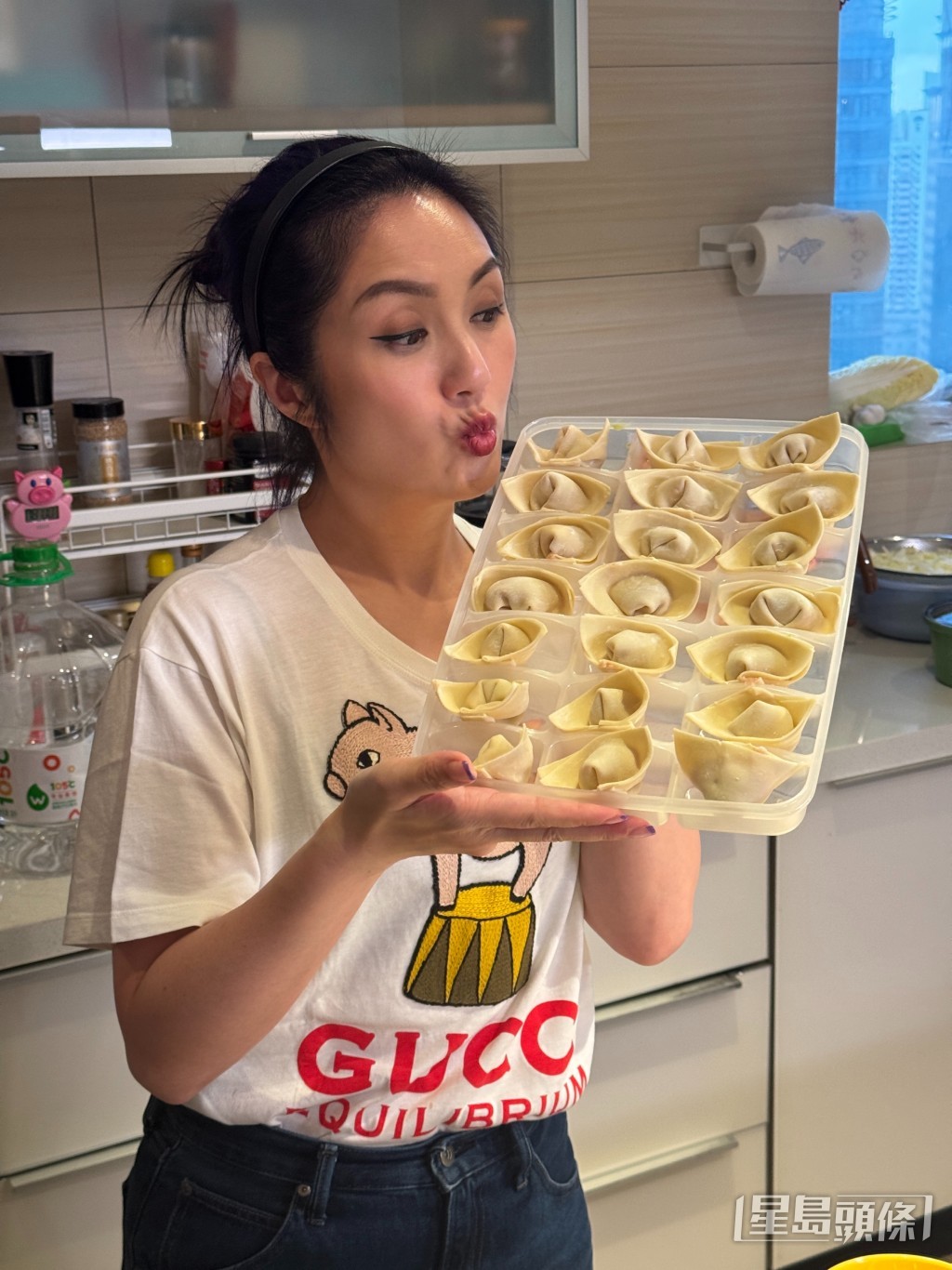 「楊千嬅私房菜」仲有大餃子。