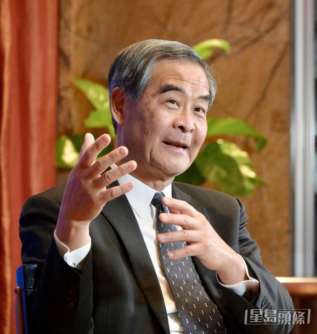 前特首梁振英近日連番質疑政府人才計劃。資料圖片