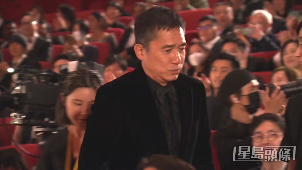 梁朝偉的表情是真的沒想到得獎。