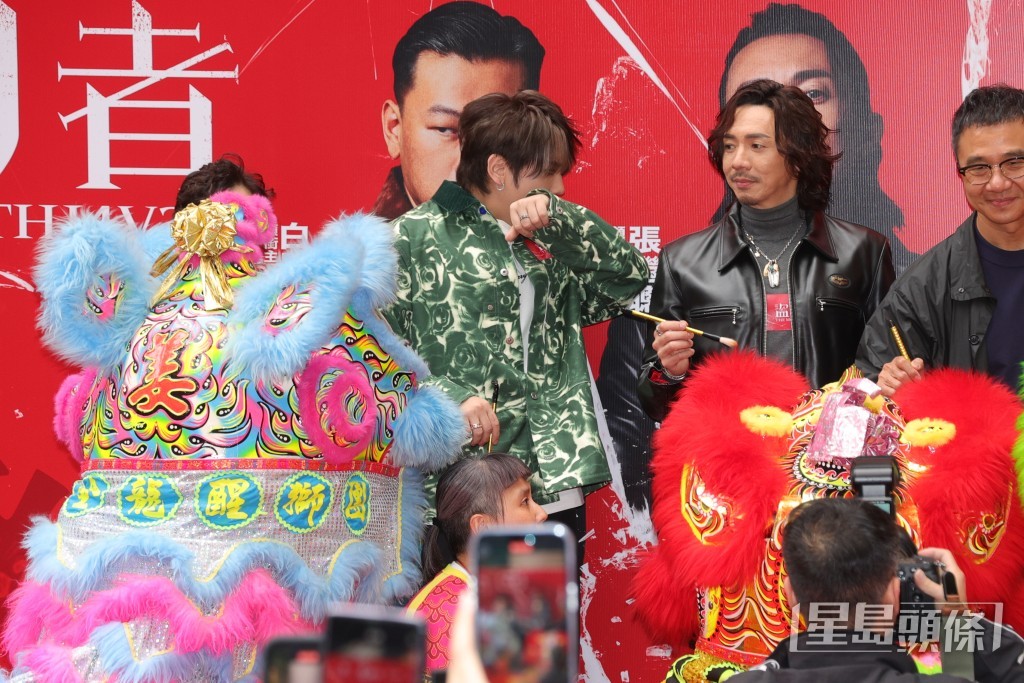 《盜月者》今日下午在銅鑼灣舉行首映醒獅啟動禮及揮春慈善簽名會
