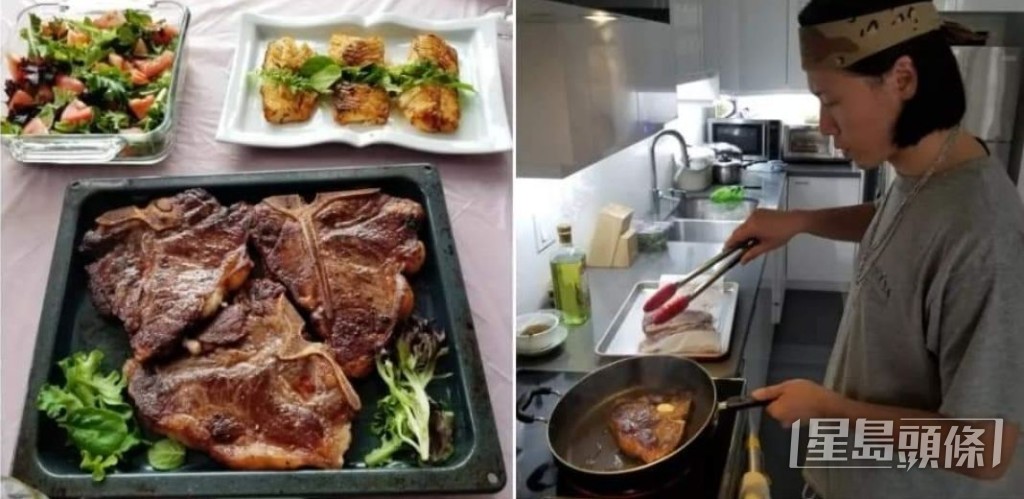 林嘉華兒子林政峰好孝順。 林嘉華兒子林政峰好孝順。