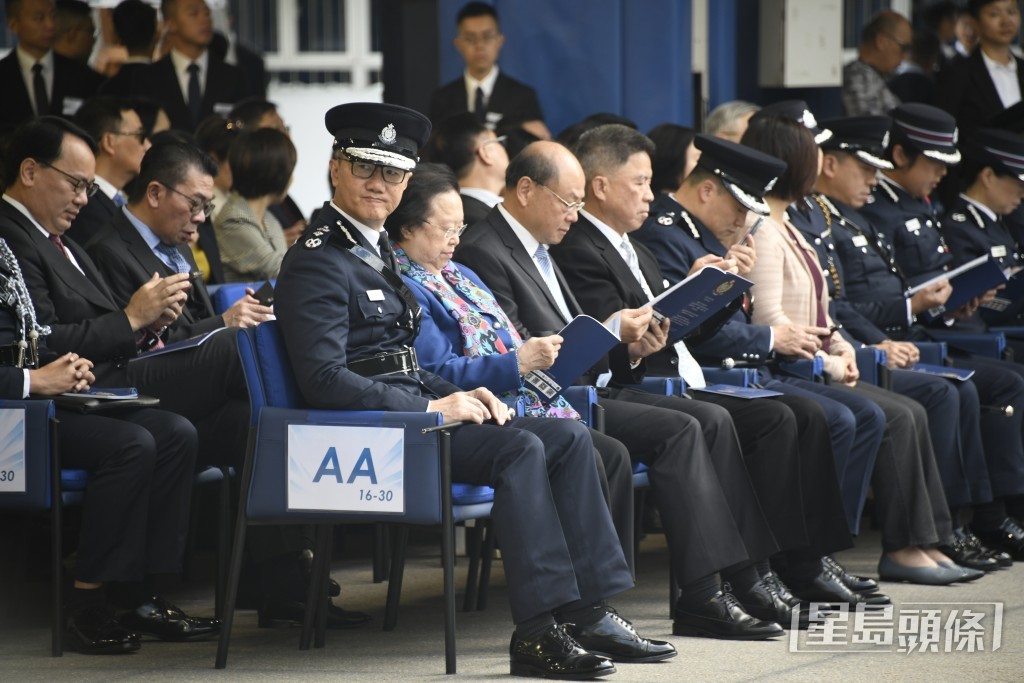 警務處長蕭澤頤表示，啟德體育園下午進行演練及壓力測試，有機動部隊、重點搜查組及專責組警員參與，測試各有份參與部門的協調工作。楊偉亨攝