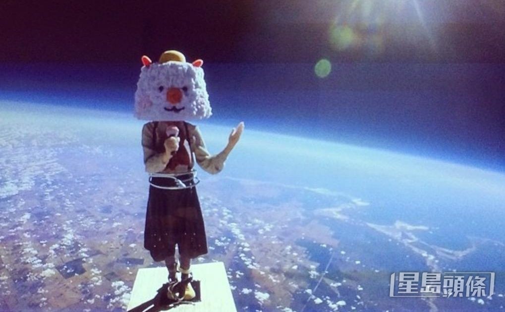 9年前星星兔花無數心血,揼本實現了「上太空計劃」。 9年前星星兔花無數心血,揼本實現了「上太空計劃」。