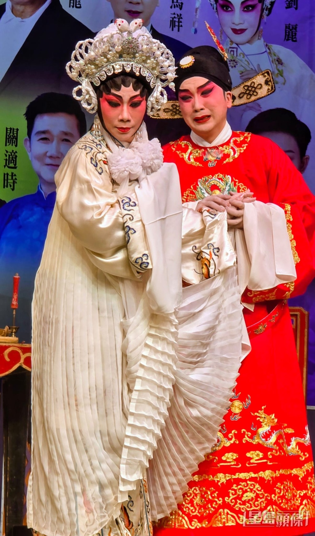 曾慧與徒弟司馬祥拍檔演出祥哥名劇《仕林祭塔》折子戲。 曾慧與徒弟司馬祥拍檔演出祥哥名劇《仕林祭塔》折子戲。