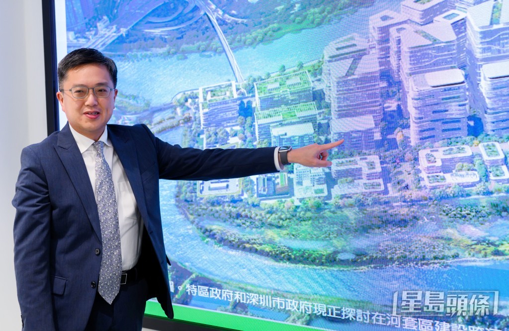 創科局常秘蔡傑銘。劉駿軒攝 創科局常秘蔡傑銘。劉駿軒攝