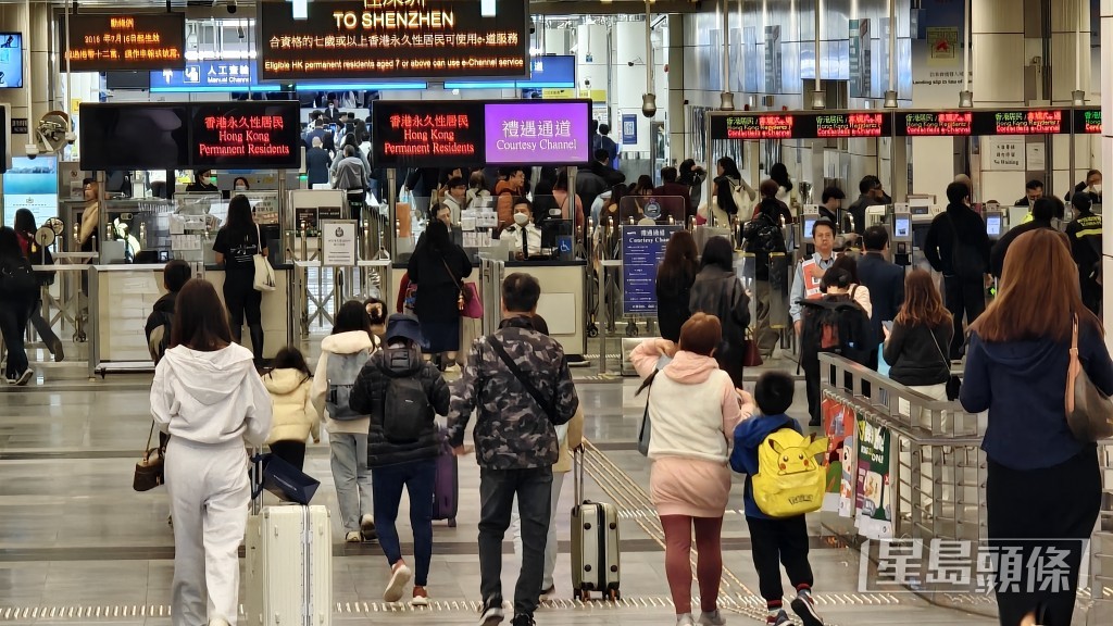 過關大堂未見擁擠。