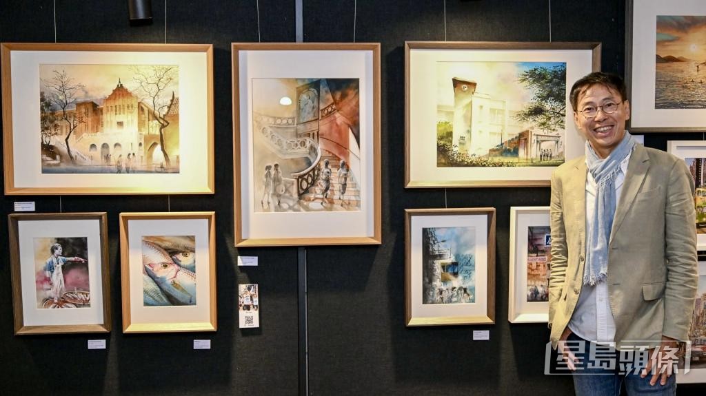 支明远的作品以本地地道生活为题材。 受访者提供