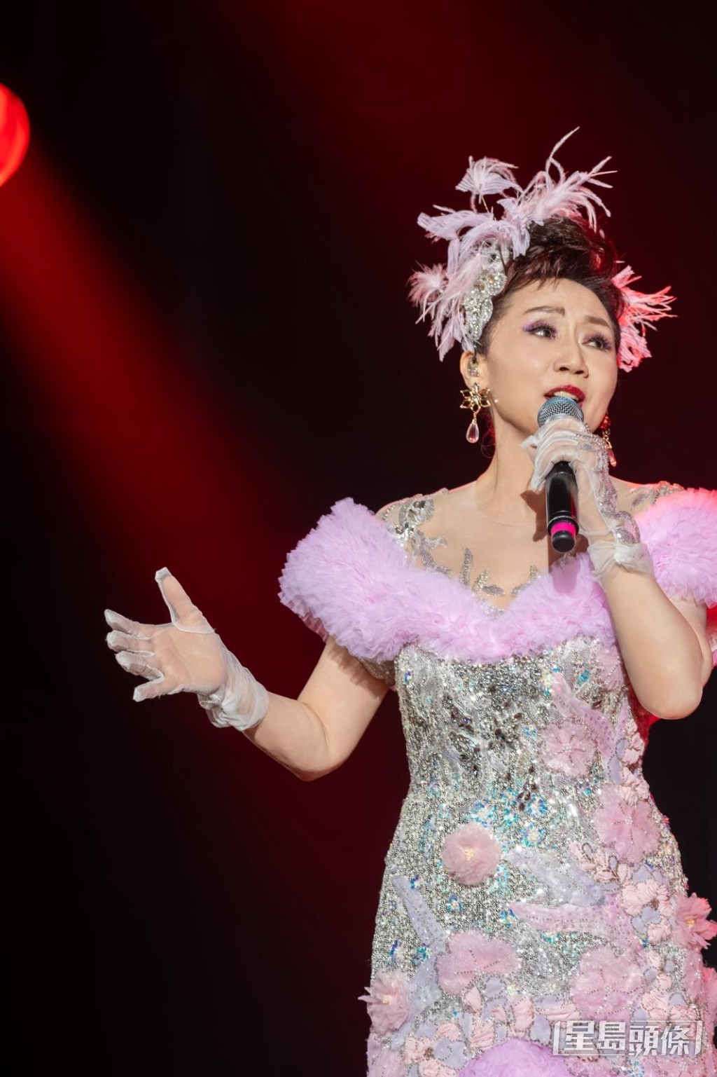 張德蘭以《浪子心聲》向黎彼得致敬。 張德蘭以《浪子心聲》向黎彼得致敬。
