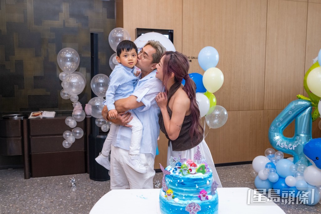 何雁詩與Fred近少甚少再放閃,今年5月兒子Asher 4歲生日時曾合體。 何雁詩與Fred近少甚少再放閃,今年5月兒子Asher 4歲生日時曾合體。