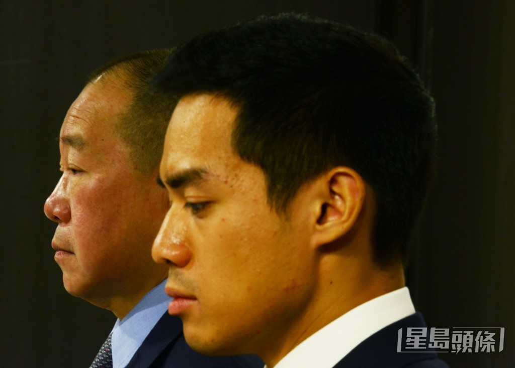 劉鑾鴻和兒子劉今晨。