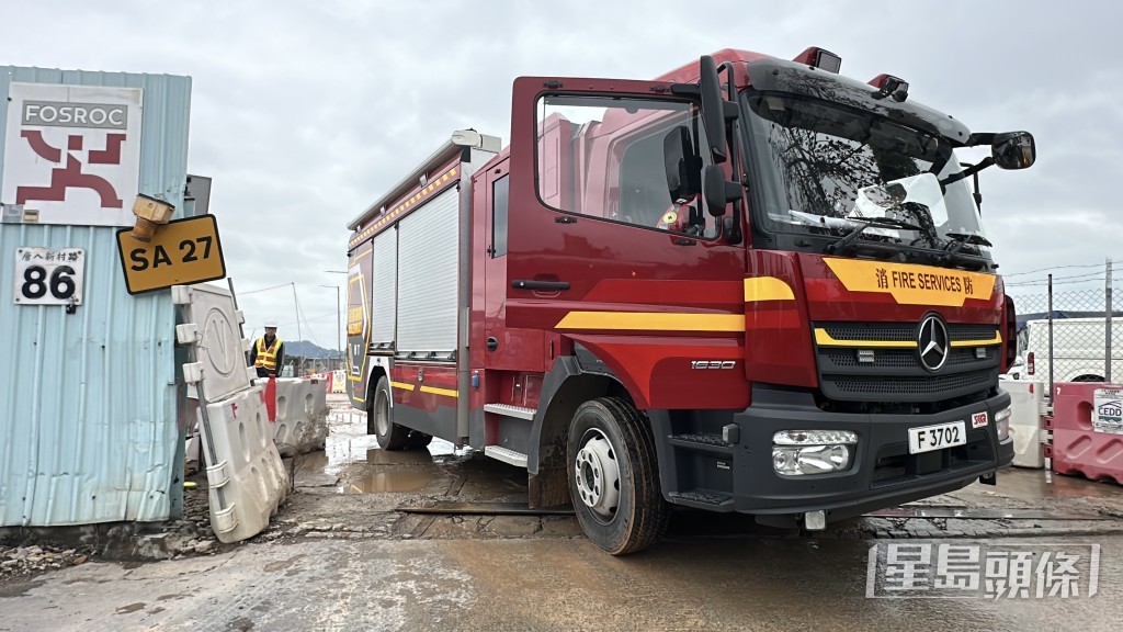 消防到場拯救。劉漢灌攝