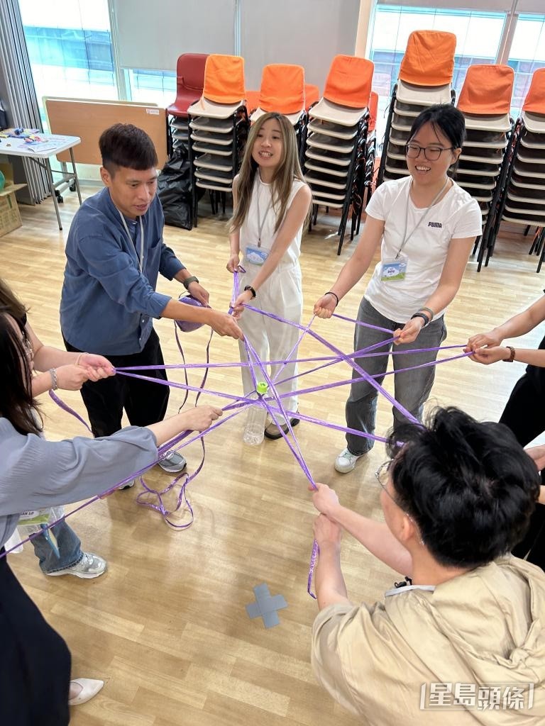 「譚仔」為員工子女舉辦職業導向計劃。 「譚仔」為員工子女舉辦職業導向計劃。