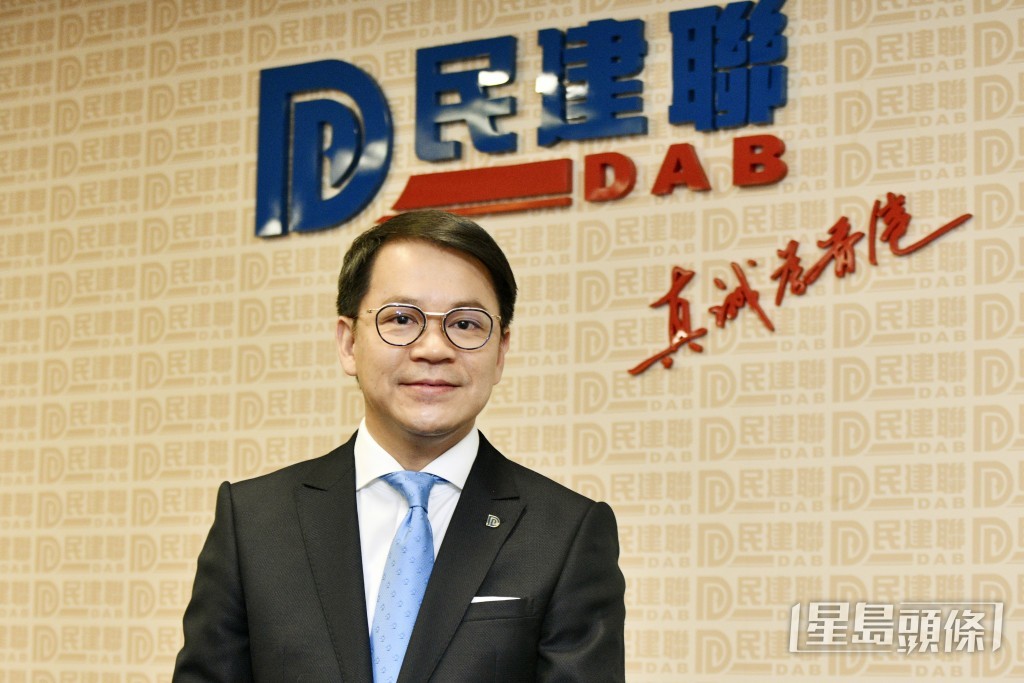 民建联新任主席陈克勤。（卢江球摄）