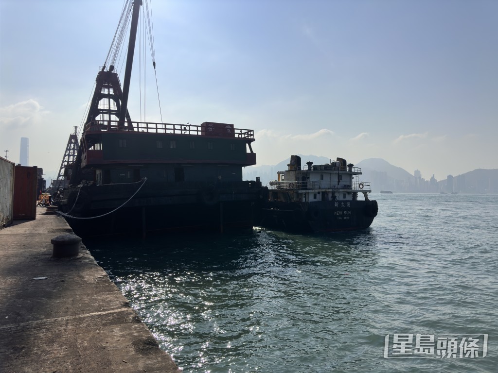 现场为昂船洲公众货物装卸区。梁国峰摄 现场为昂船洲公众货物装卸区。梁国峰摄