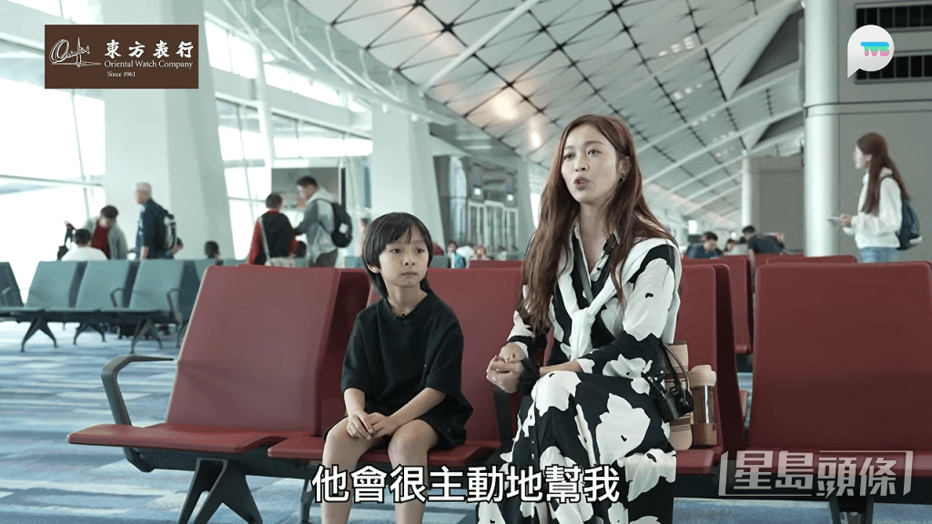 賴慰玲與兒子一起拍的節目《玩住學。學住玩》近日播出。 賴慰玲與兒子一起拍的節目《玩住學。學住玩》近日播出。