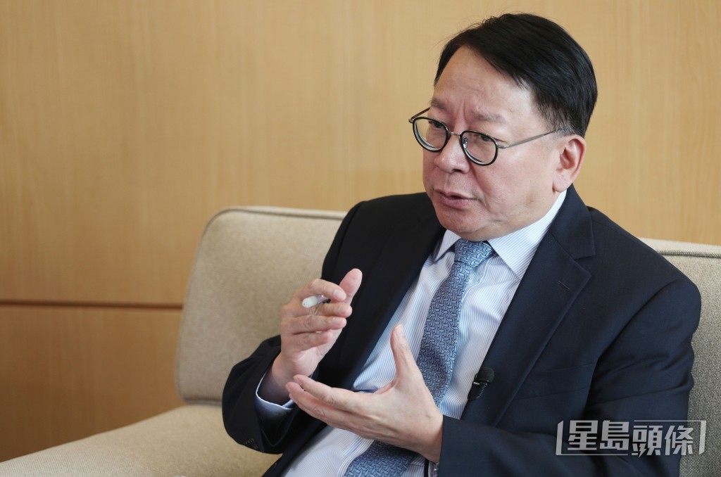 政务司司长陈国基。郑志良摄