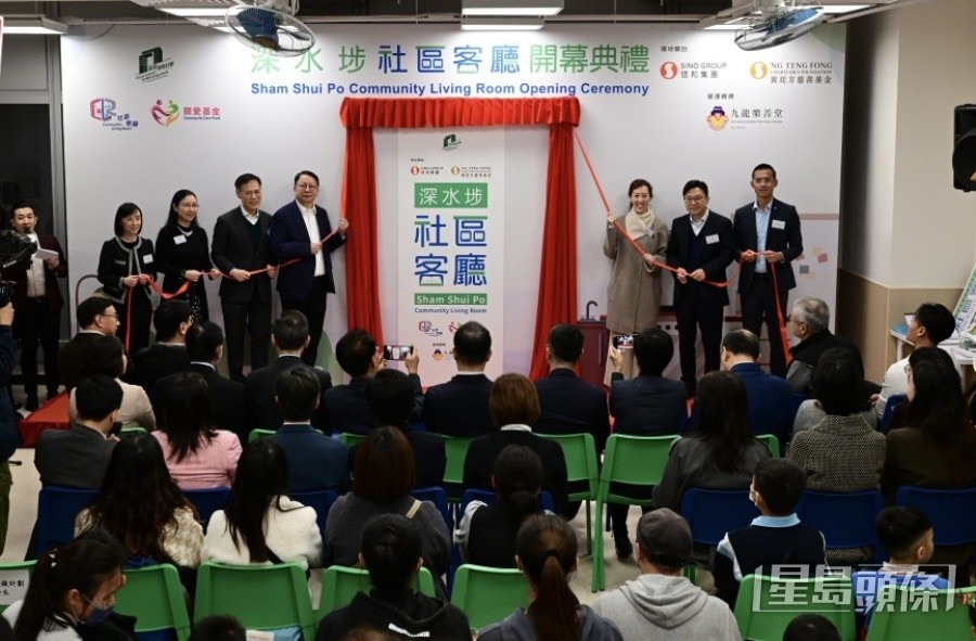 孫玉菡指社區客廳反應不錯。資料圖片 孫玉菡指社區客廳反應不錯。資料圖片