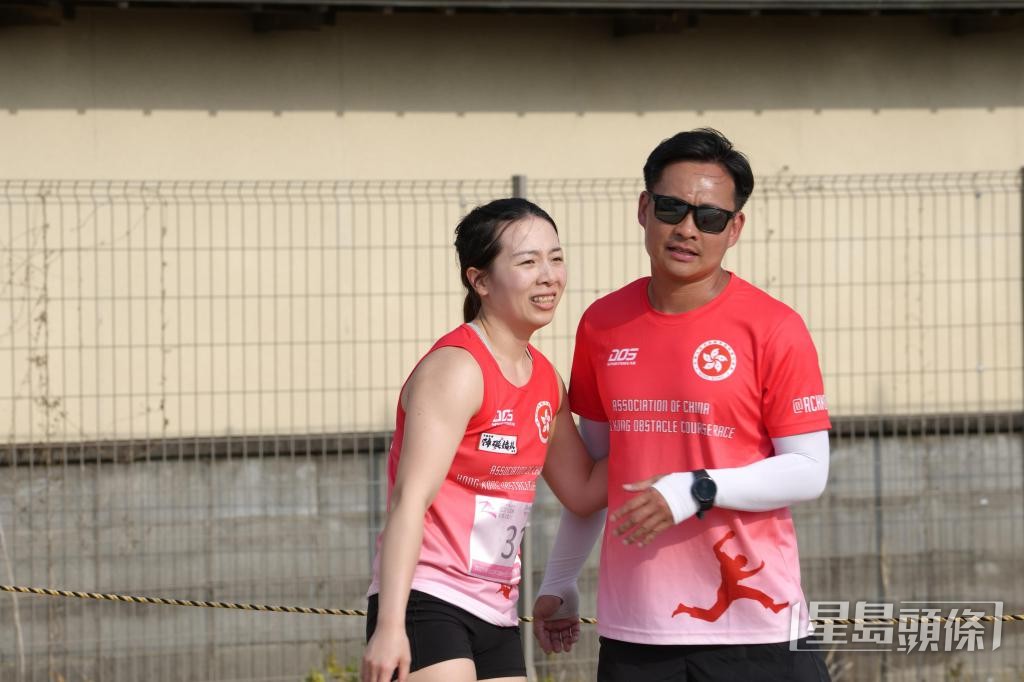 香港運動員黃敏婷在世界障礙競技錦標賽奪冠，鍾衍洋作為教練功不可沒。 受訪者提供