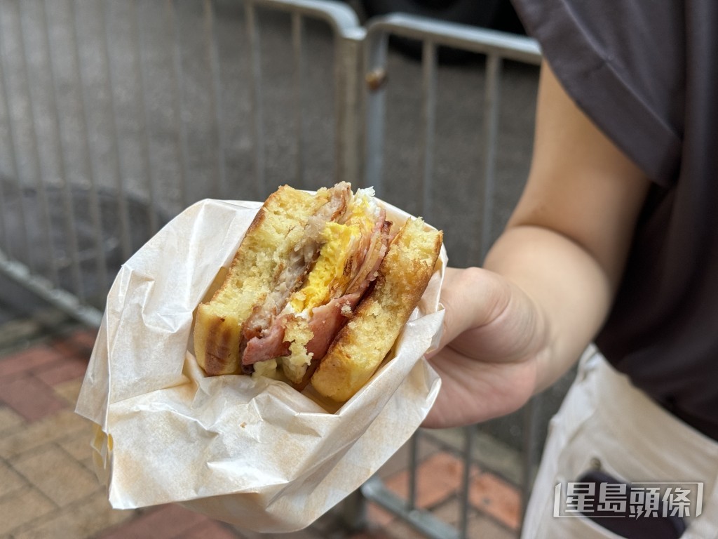 熱香餅漢堡。陳俊豪攝