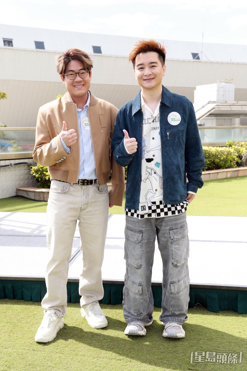 谭辉智、罗启豪开馆骚。 谭辉智、罗启豪开馆骚。