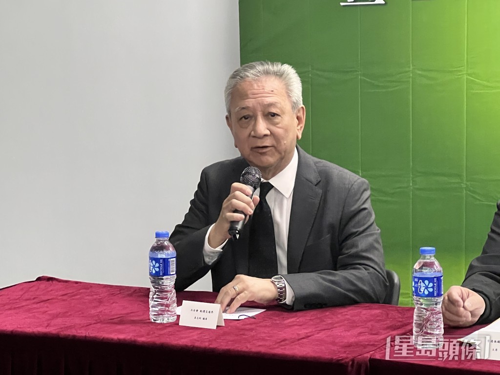 自由黨航運交通界議員易志明。郭詠欣攝