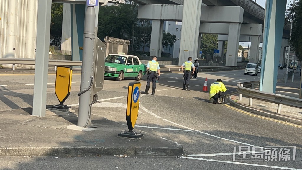 警員到場調查。