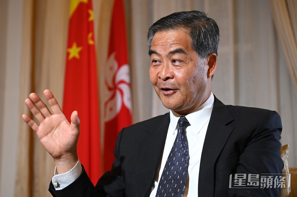 前任行政長官梁振英。資料圖片 前任行政長官梁振英。資料圖片