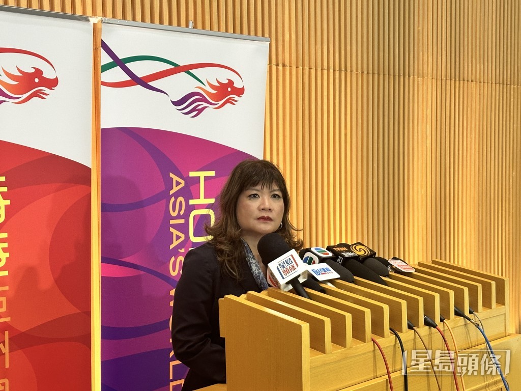 协会主席Shinta W. Kamdani表示，相信国家安全法律的确立会让香港更稳定，她对香港的未来更有信心。常彧璠摄