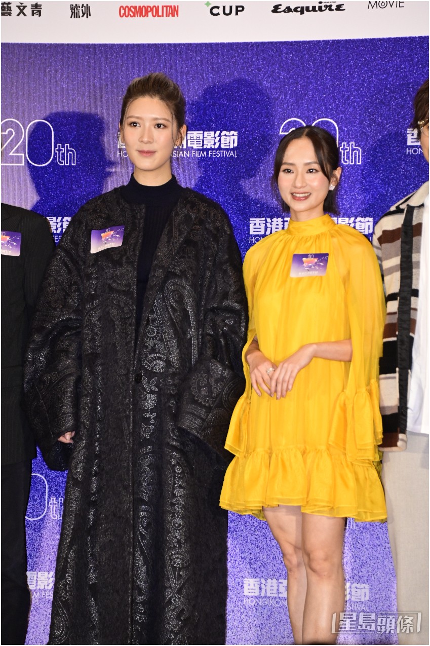 余香凝（左）和梁雍婷。