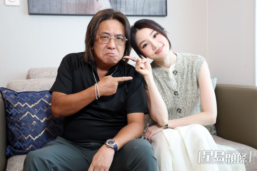 林敏驄及陳穎欣片中飾演父女。