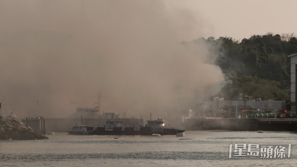 現場為昂船洲政府船塢。黃文威攝