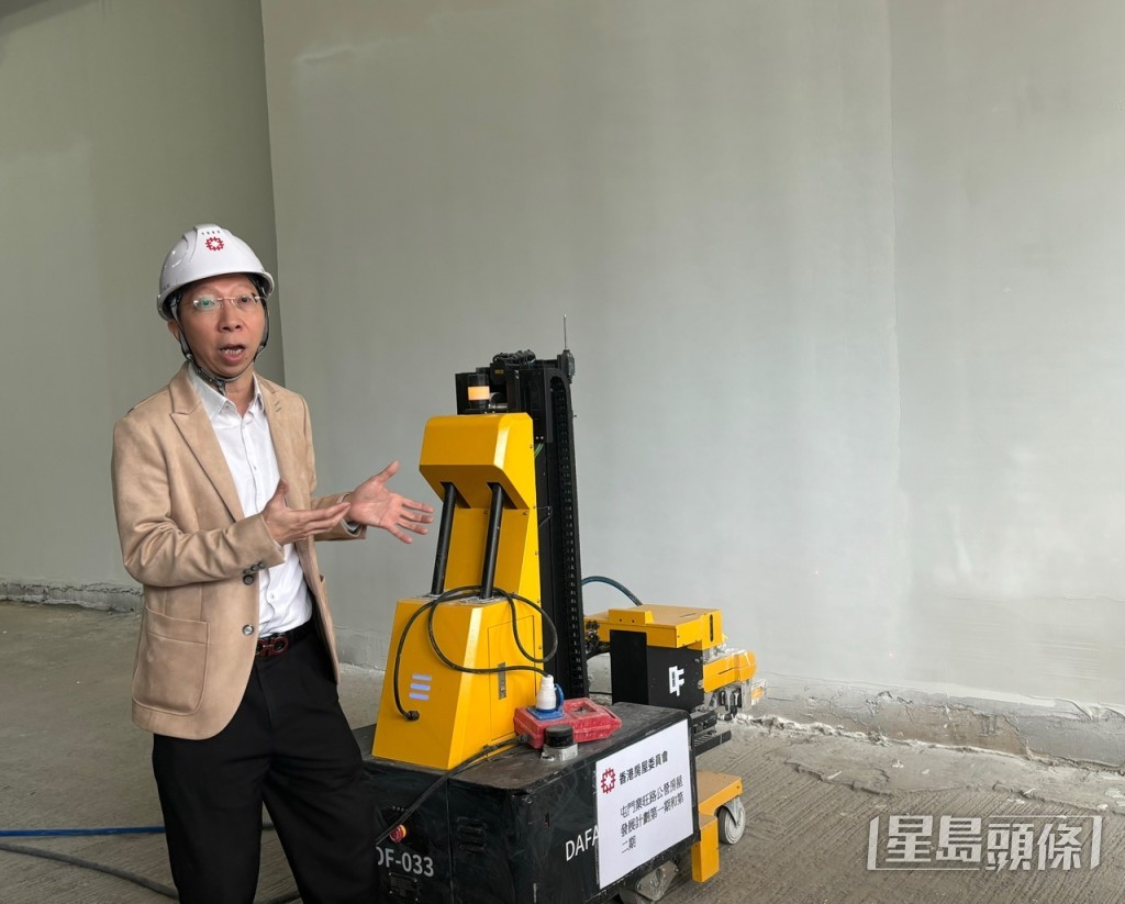 房屋署创新科技总监姚勋雄。郭颖彤摄