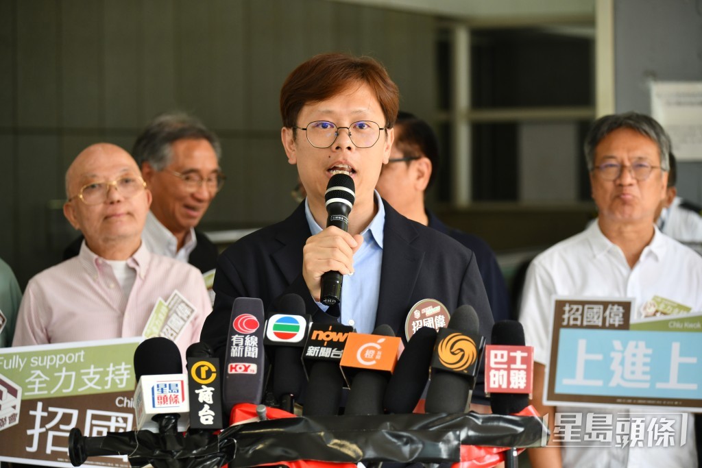 公屋聯會總幹事招國偉。 公屋聯會總幹事招國偉。