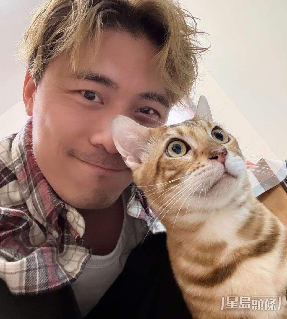 黃劍文係愛貓之人。