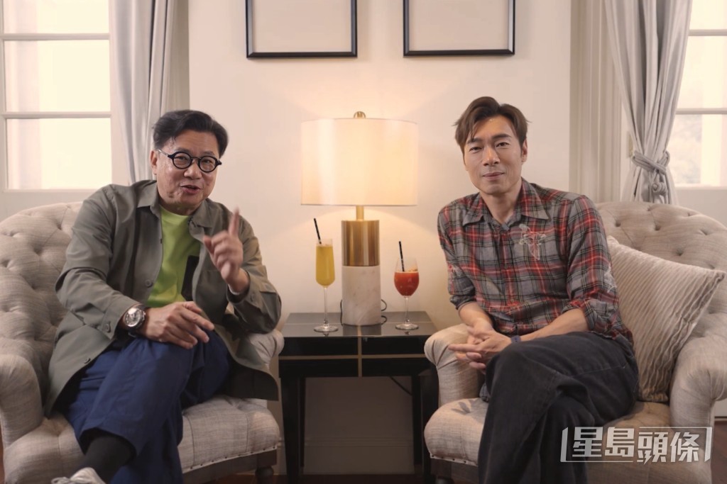 許志安接受鄭子誠訪問。