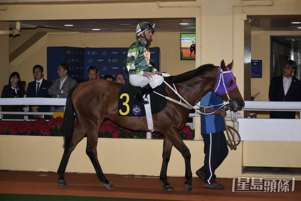 「三代同心」今次在班德禮胯下，力爭贏出在港第二場頭馬。