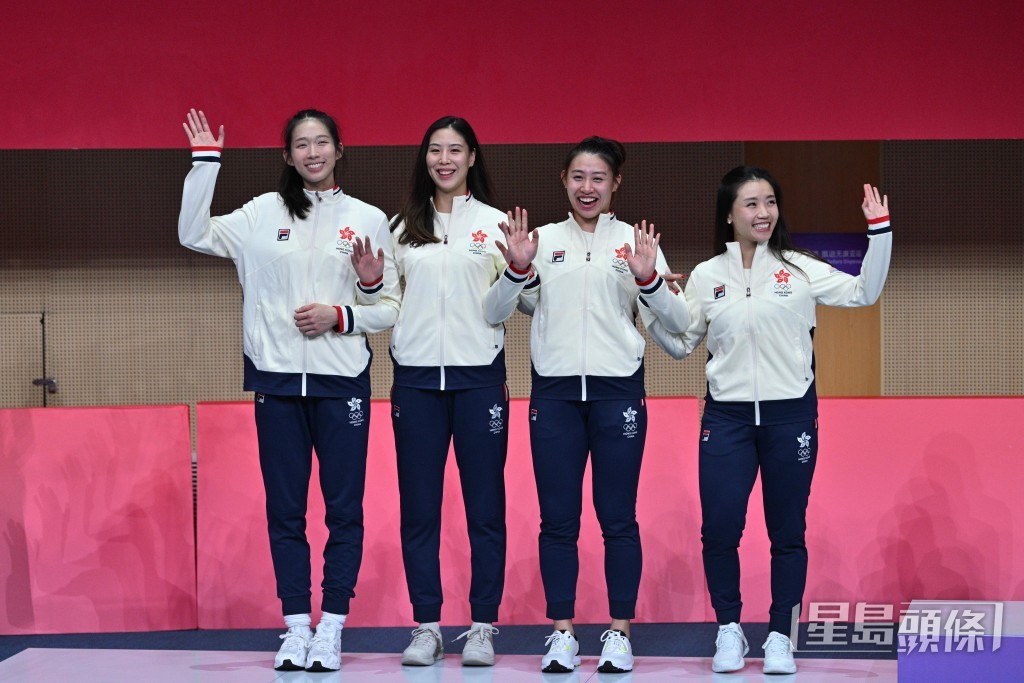 去年杭州亞運，香港女子重劍隊奪得團體賽銀牌。