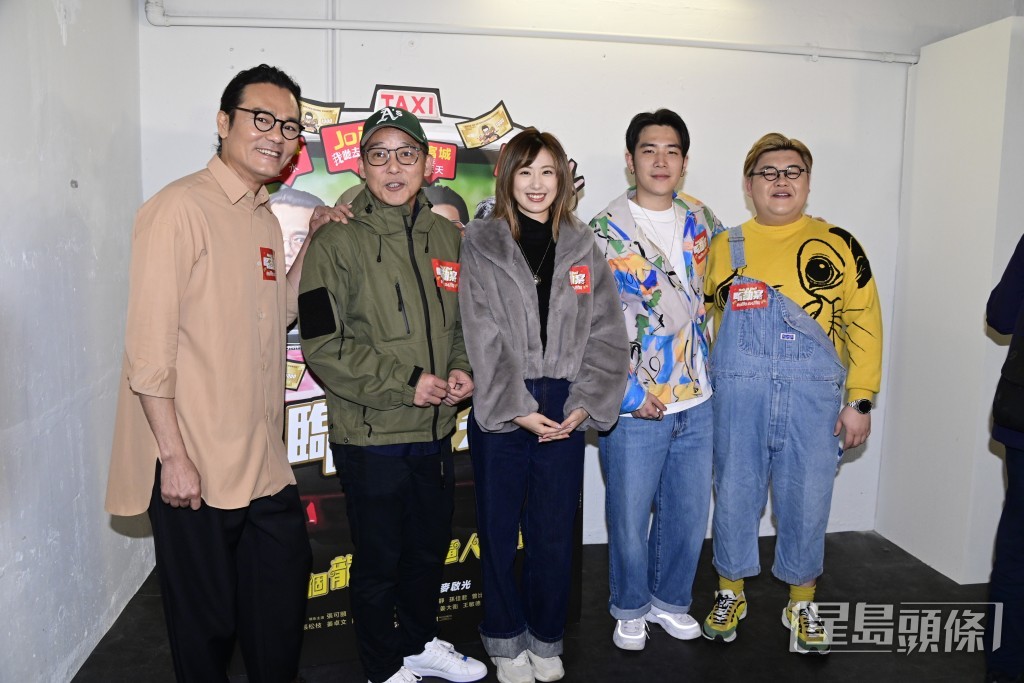 對於《臨時劫案》於春節檔期排第三位近千萬票房，林家棟笑說：「正！好開心。」