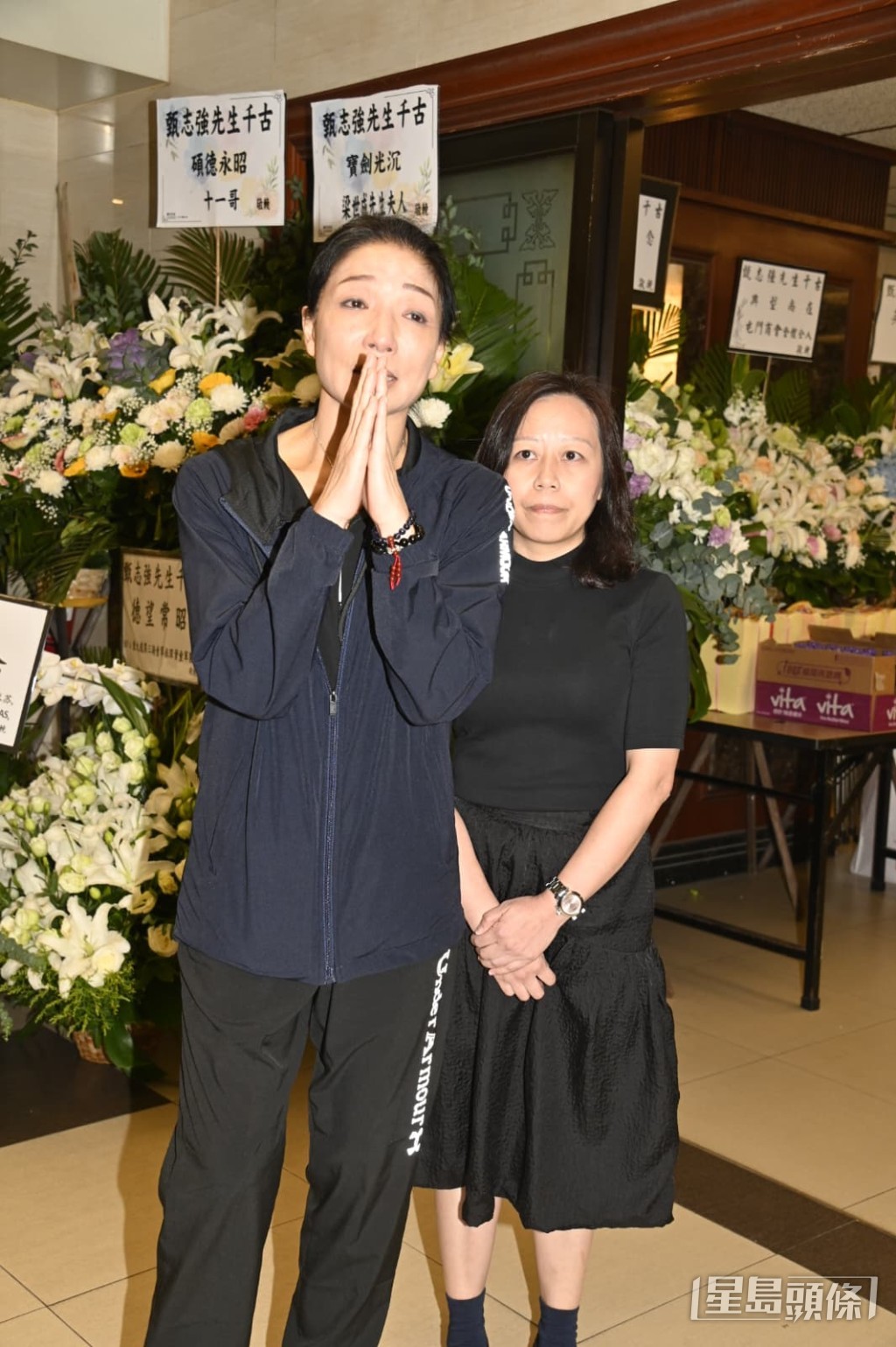 方心媛透露先夫甄志強遺體已火化。 方心媛透露先夫甄志強遺體已火化。