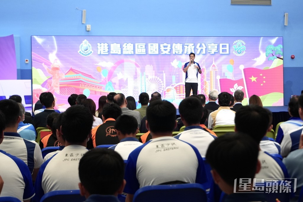 郭嘉銓表示會繼續透過多元化活動與普羅大眾推廣國家安全的重要性,進一步展現「國安、家好」新景象。劉駿軒攝 郭嘉銓表示會繼續透過多元化活動與普羅大眾推廣國家安全的重要性,進一步展現「國安、家好」新景象。劉駿軒攝