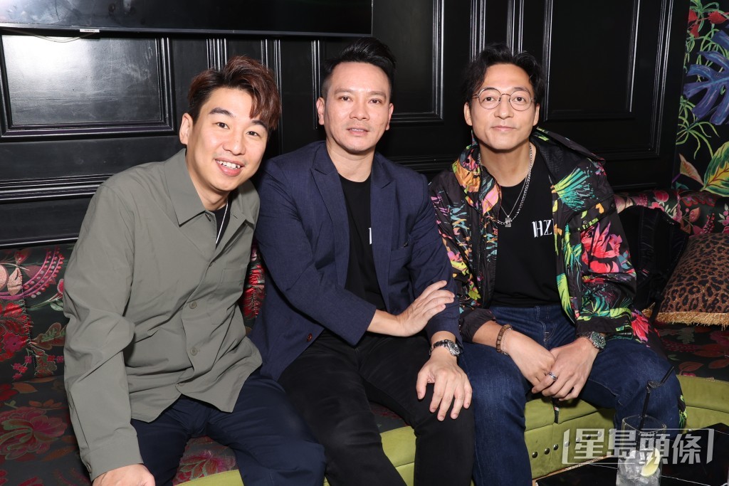 潘文龙(左起)、梁思杰、甘永杰较低调。