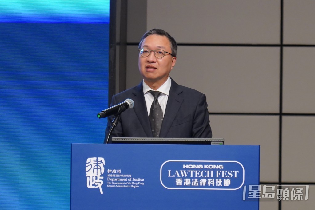 律政司司長林定國。 律政司司長林定國。