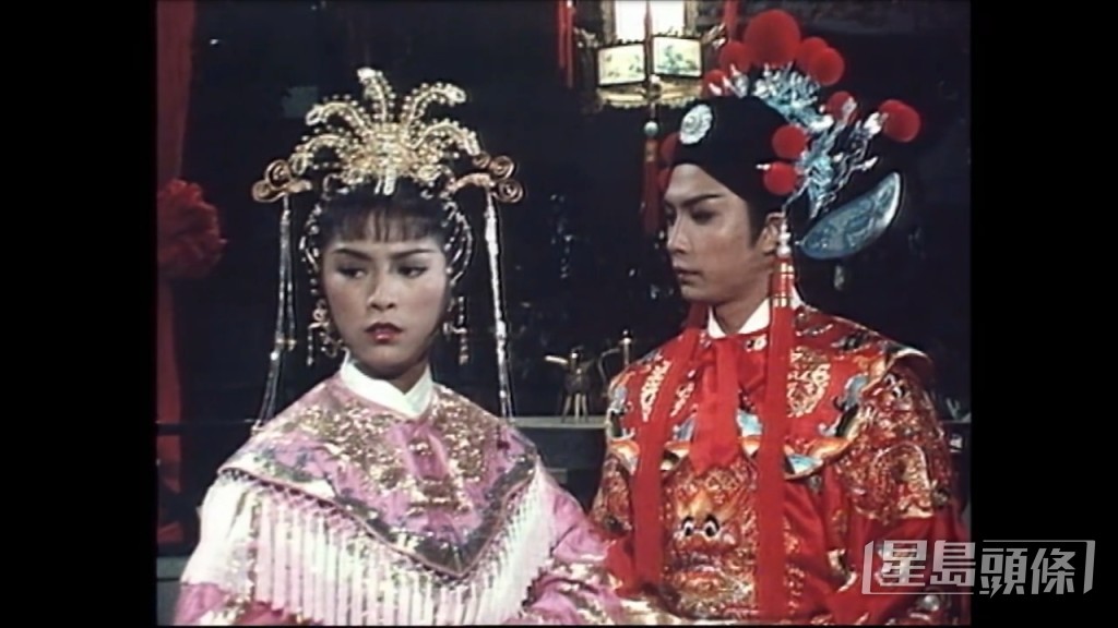 米雪與劉松仁於1981年拍麗的劇集《武俠帝女花》。