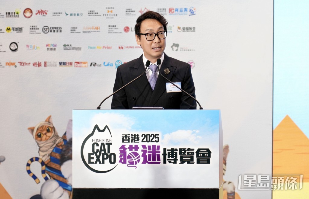展覽集團主席王學譜。 展覽集團主席王學譜。