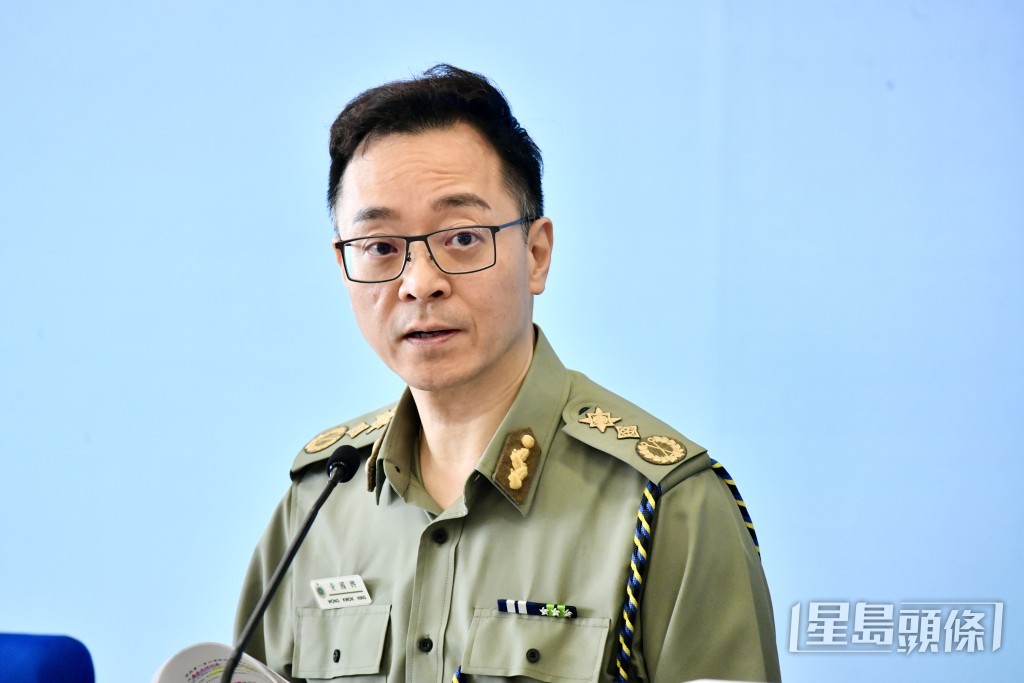 懲教署署長黃國興。 懲教署署長黃國興。