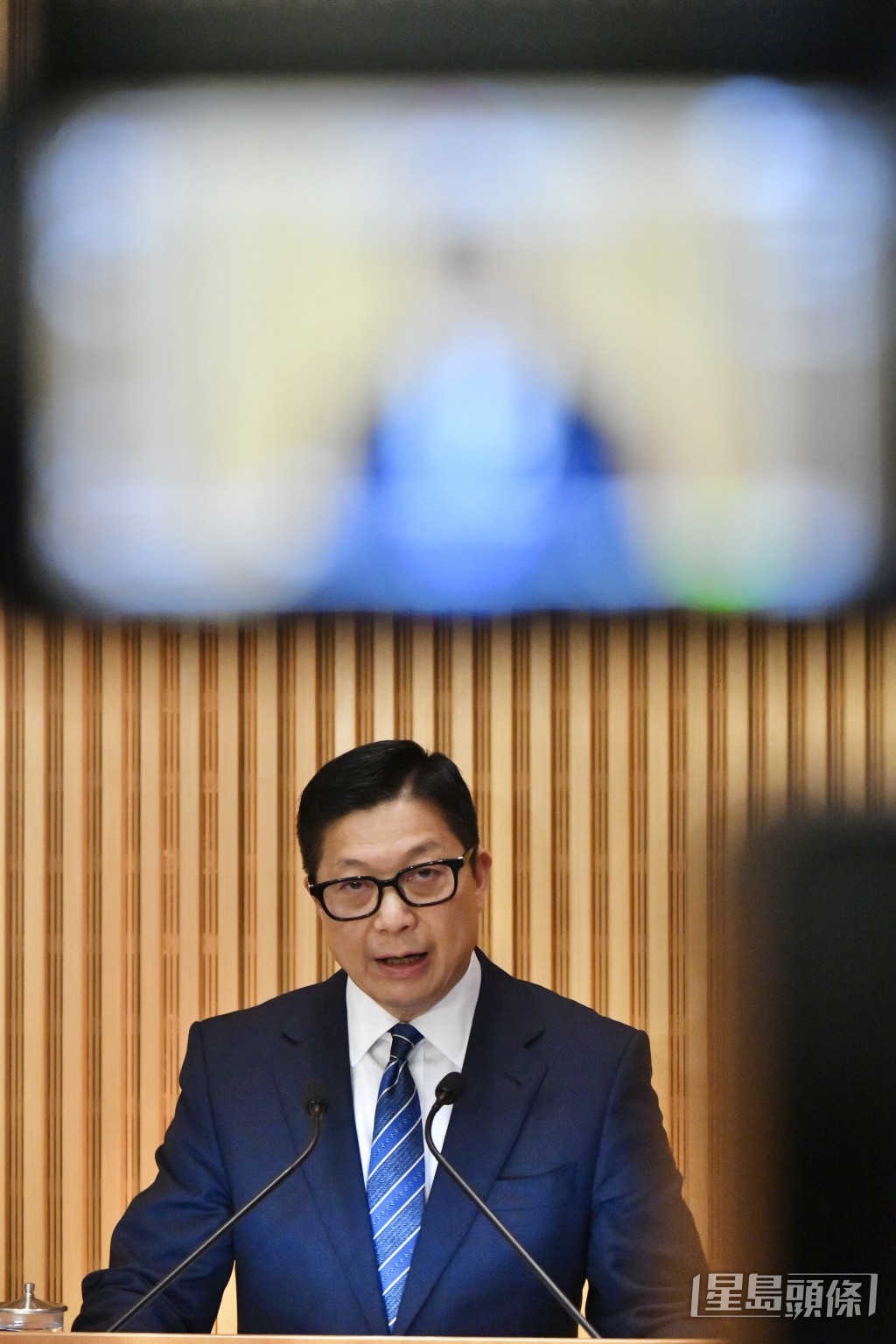 鄧炳強指判決彰顯正義和維護香港核心價值。盧江球攝